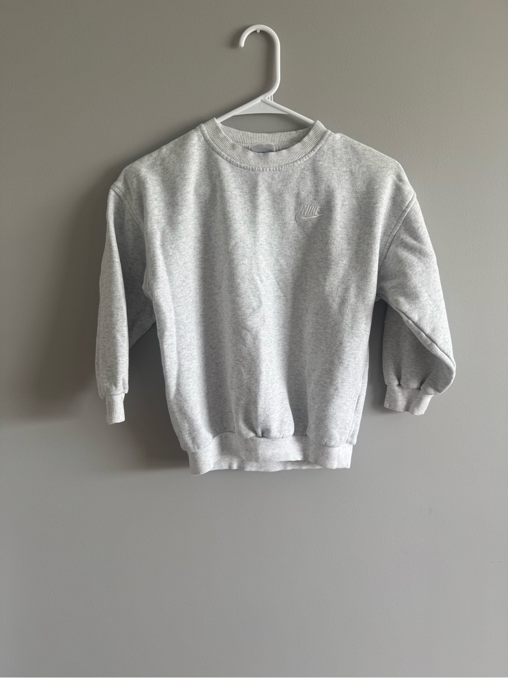 Nike Kids Gray Crewneck Sweatshirt